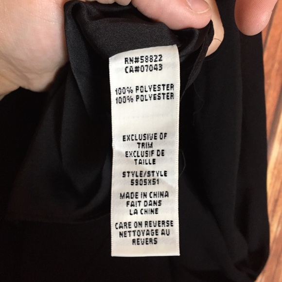 Max Studio Crochet Daisy Black White Sleeveless Mod Mini Shift Dress Small - Picture 6 of 6